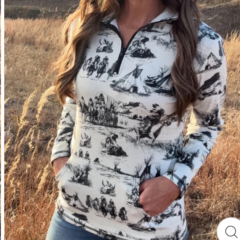 Spirit Of The Plains Zip Pullover
